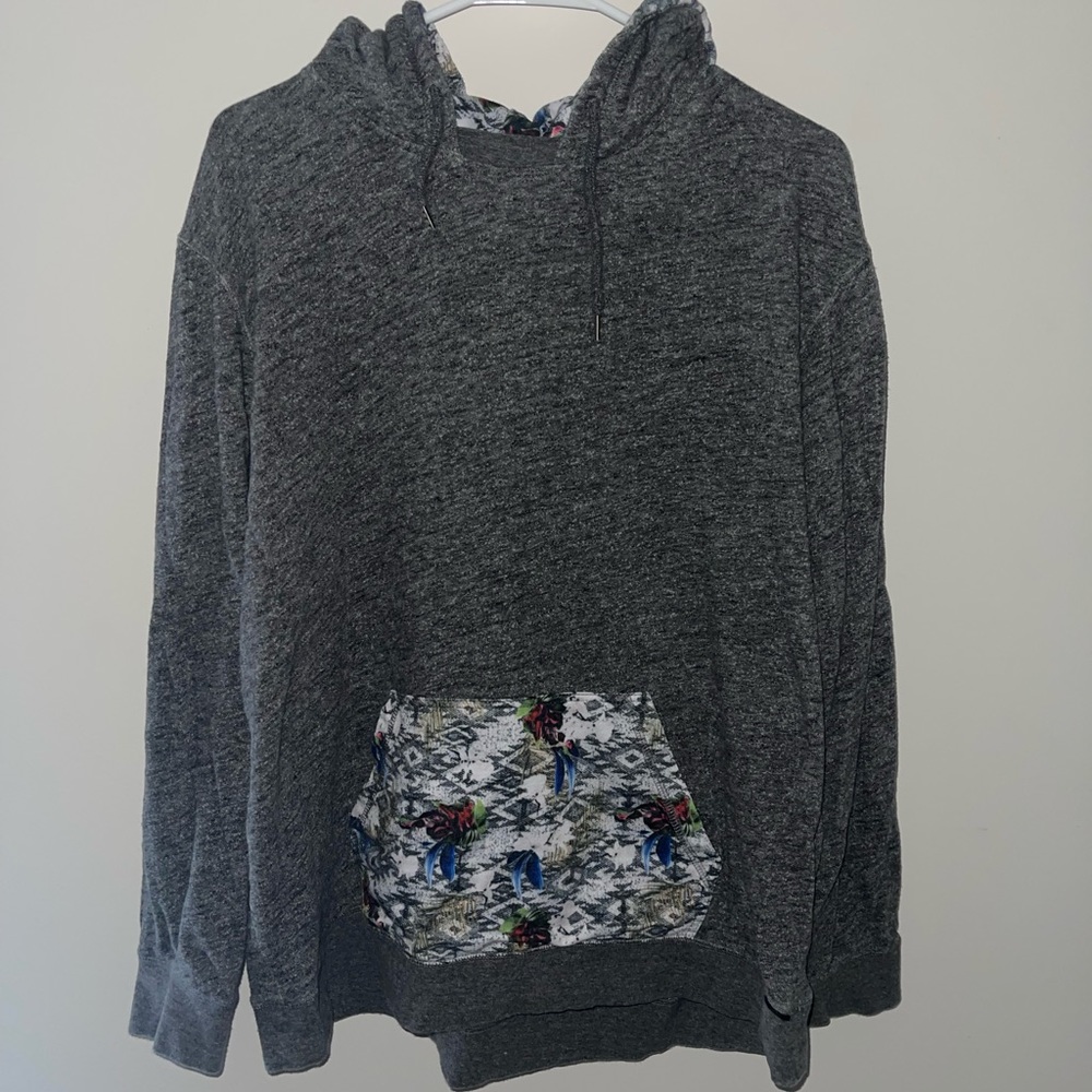 Vintage print hoodie